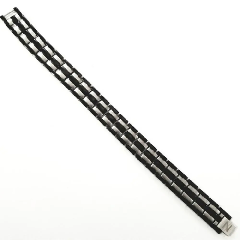 Men’s Black‎ 316L stainless steel magnetic bracelet 8.5 inches